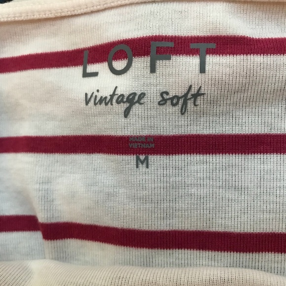NWT Ann Taylor LOFT Striped Top Size Medium - Picture 8 of 8